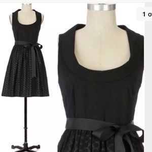 Anthropologie WendyKatlen Gregarious Black Dress